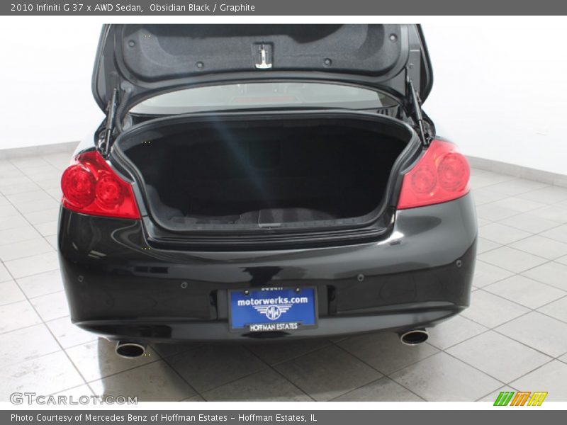 Obsidian Black / Graphite 2010 Infiniti G 37 x AWD Sedan