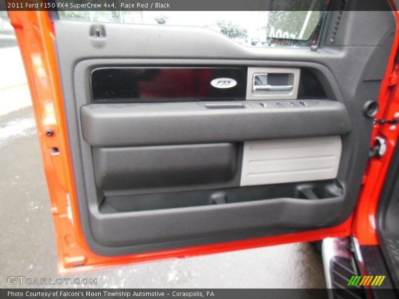 Race Red / Black 2011 Ford F150 FX4 SuperCrew 4x4