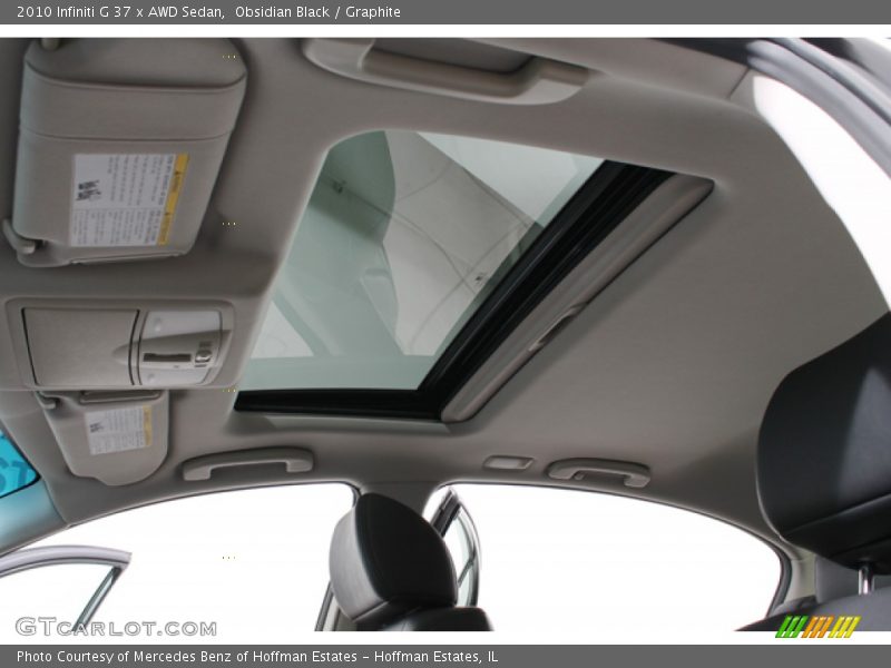 Obsidian Black / Graphite 2010 Infiniti G 37 x AWD Sedan