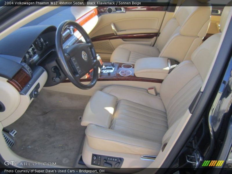  2004 Phaeton W12 4Motion Sedan Sonnen Beige Interior