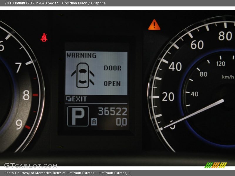 Obsidian Black / Graphite 2010 Infiniti G 37 x AWD Sedan