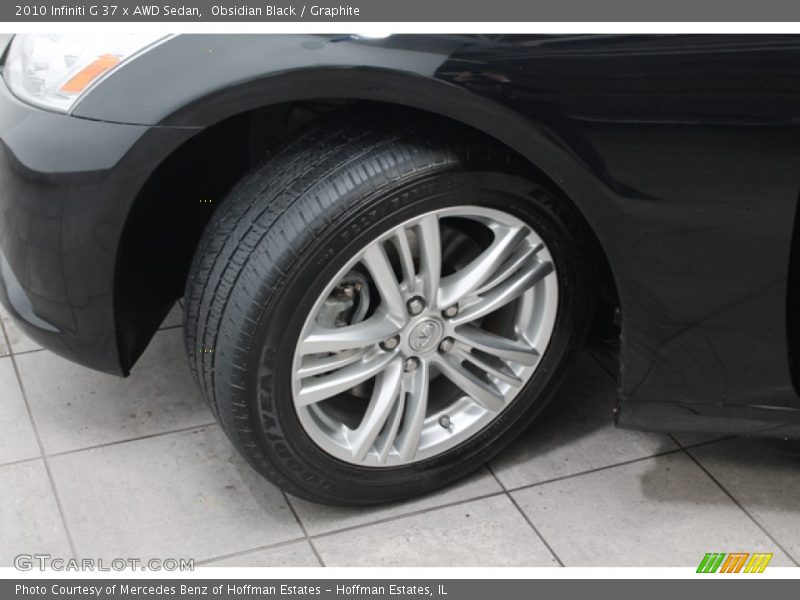 Obsidian Black / Graphite 2010 Infiniti G 37 x AWD Sedan