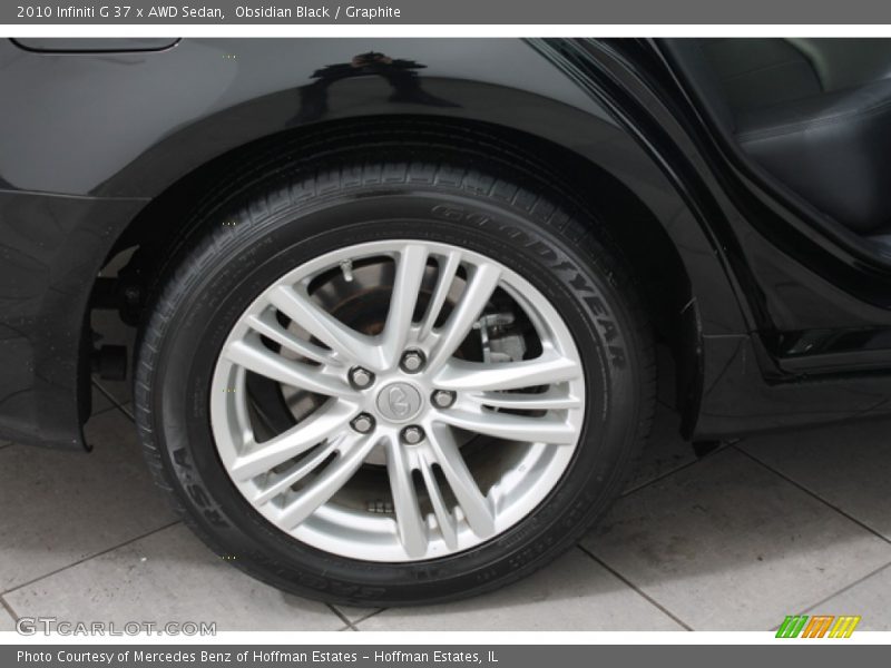 Obsidian Black / Graphite 2010 Infiniti G 37 x AWD Sedan