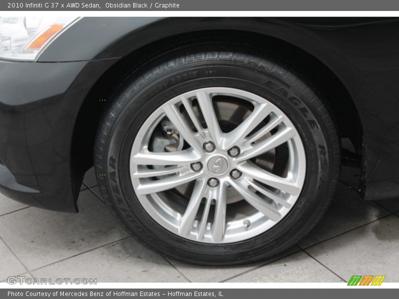 Obsidian Black / Graphite 2010 Infiniti G 37 x AWD Sedan