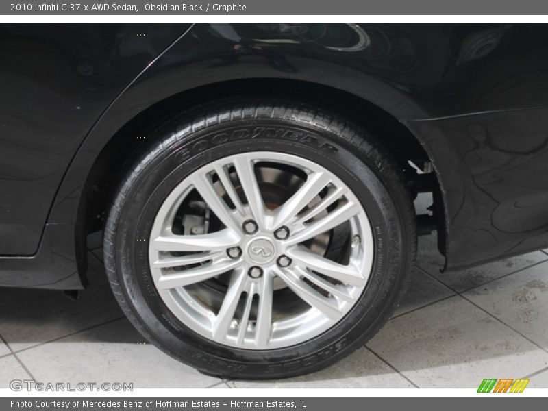 Obsidian Black / Graphite 2010 Infiniti G 37 x AWD Sedan