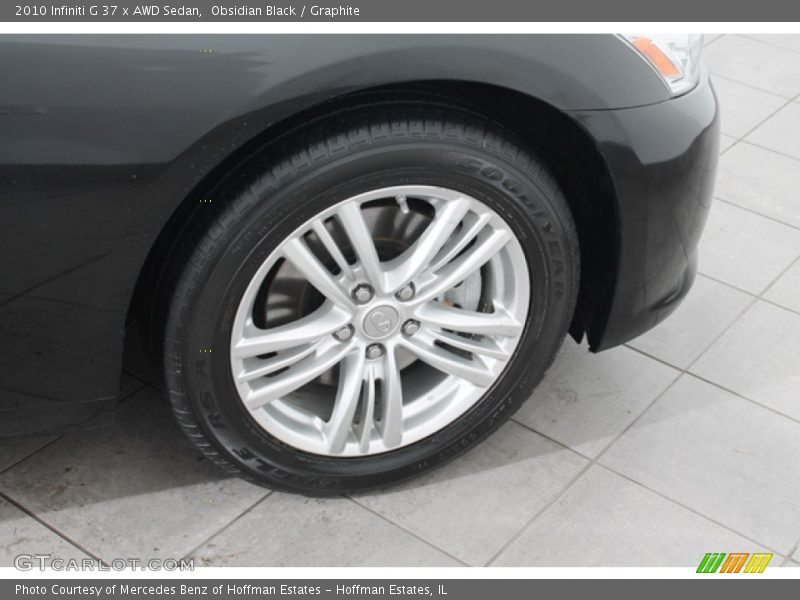 Obsidian Black / Graphite 2010 Infiniti G 37 x AWD Sedan