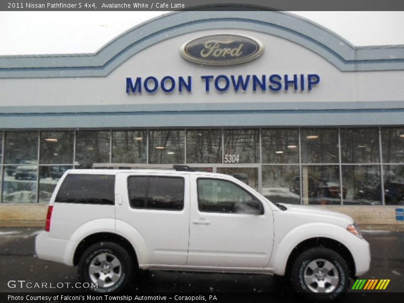 Avalanche White / Cafe Latte 2011 Nissan Pathfinder S 4x4