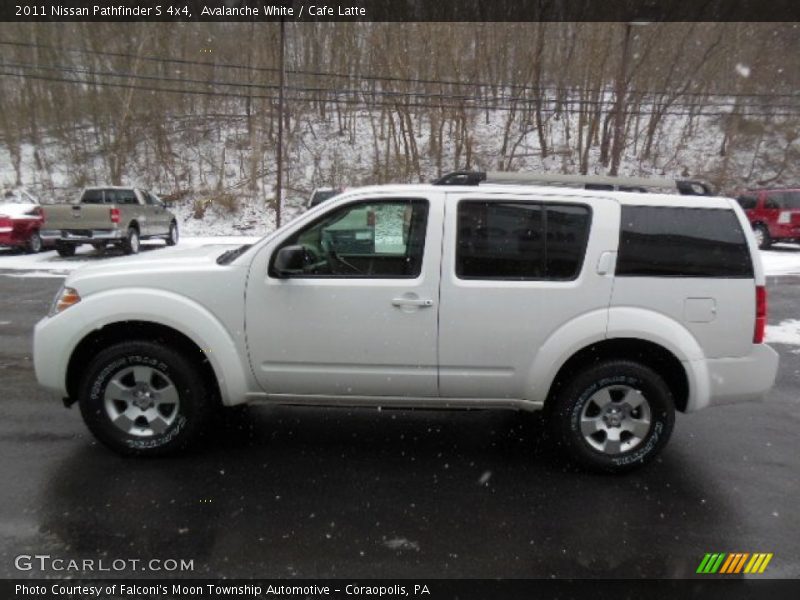 Avalanche White / Cafe Latte 2011 Nissan Pathfinder S 4x4