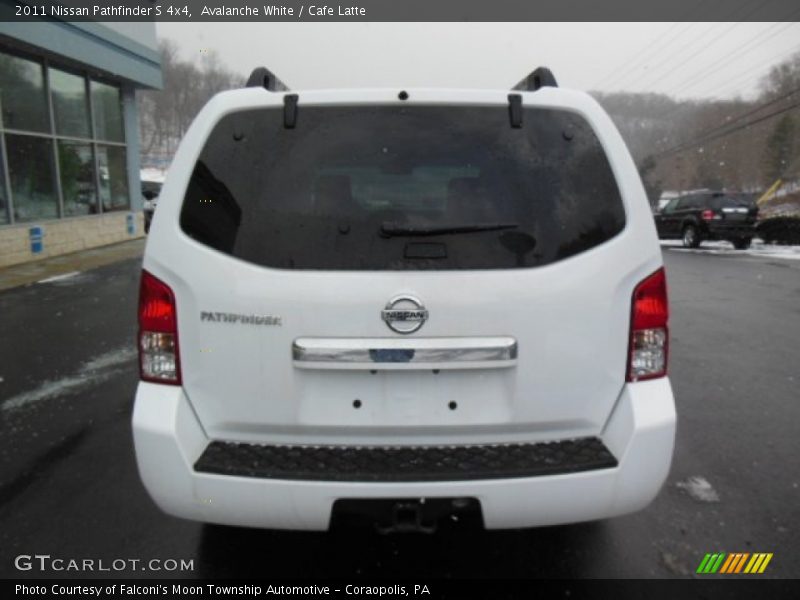 Avalanche White / Cafe Latte 2011 Nissan Pathfinder S 4x4