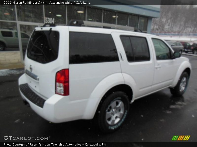 Avalanche White / Cafe Latte 2011 Nissan Pathfinder S 4x4