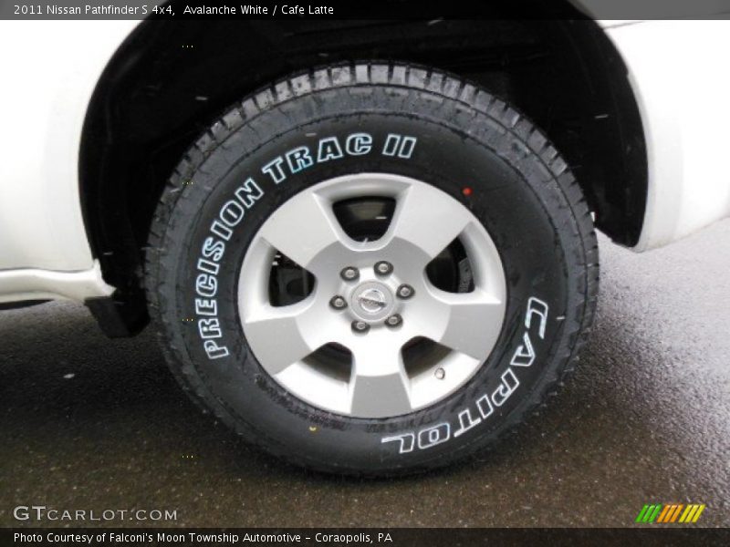 Avalanche White / Cafe Latte 2011 Nissan Pathfinder S 4x4
