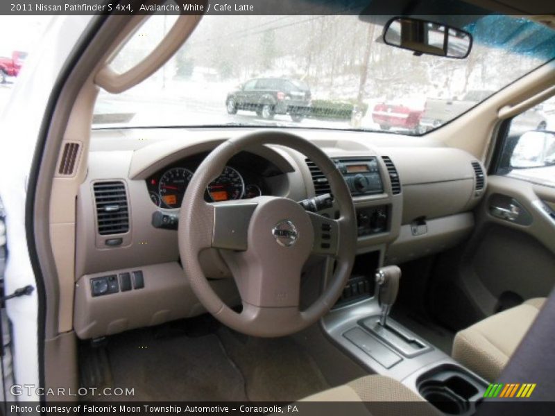 Avalanche White / Cafe Latte 2011 Nissan Pathfinder S 4x4