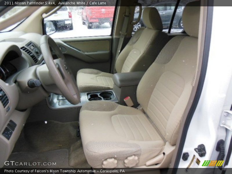 Avalanche White / Cafe Latte 2011 Nissan Pathfinder S 4x4