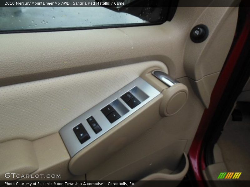 Sangria Red Metallic / Camel 2010 Mercury Mountaineer V6 AWD