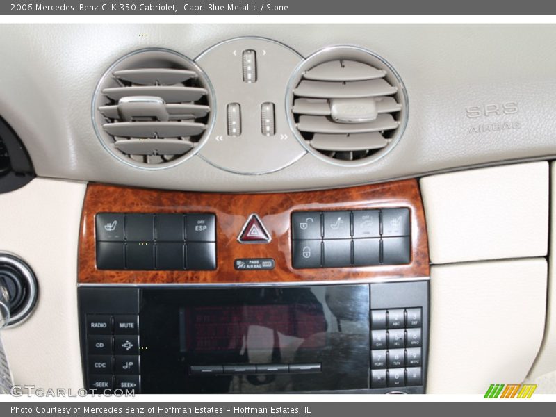 Controls of 2006 CLK 350 Cabriolet