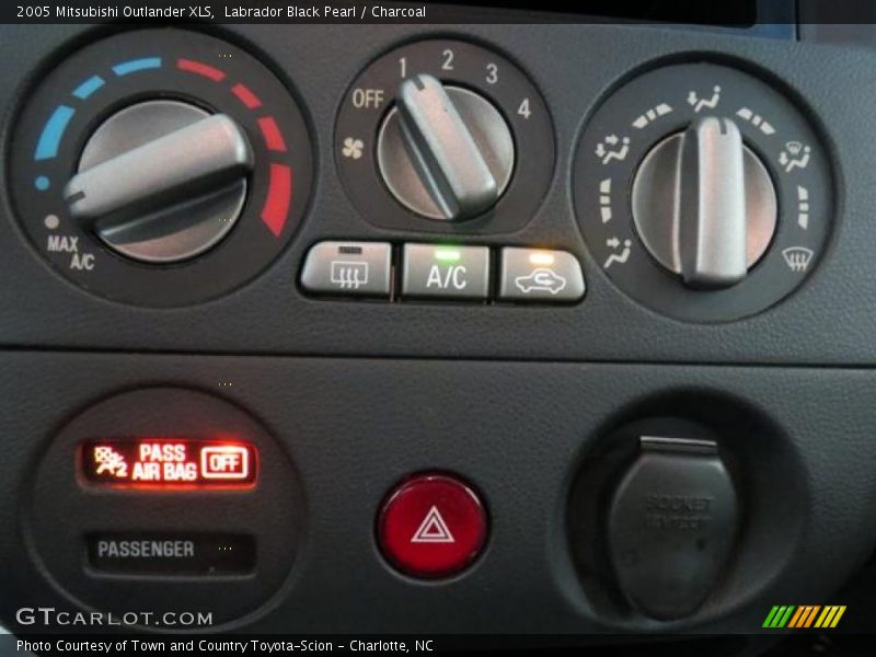 Controls of 2005 Outlander XLS