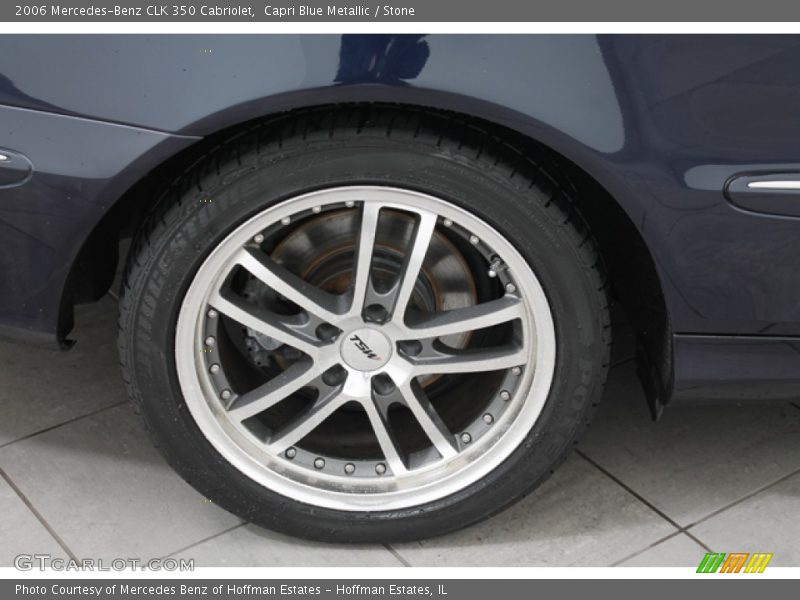 Custom Wheels of 2006 CLK 350 Cabriolet