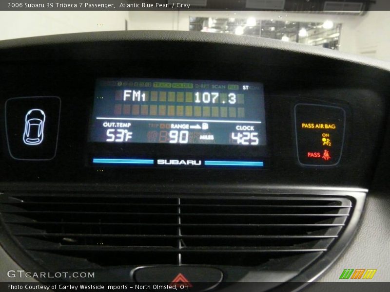 Atlantic Blue Pearl / Gray 2006 Subaru B9 Tribeca 7 Passenger