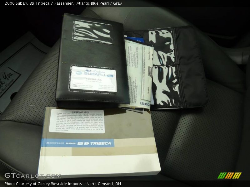 Atlantic Blue Pearl / Gray 2006 Subaru B9 Tribeca 7 Passenger
