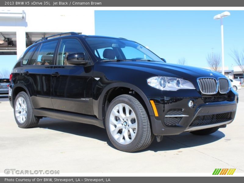 Jet Black / Cinnamon Brown 2013 BMW X5 xDrive 35i