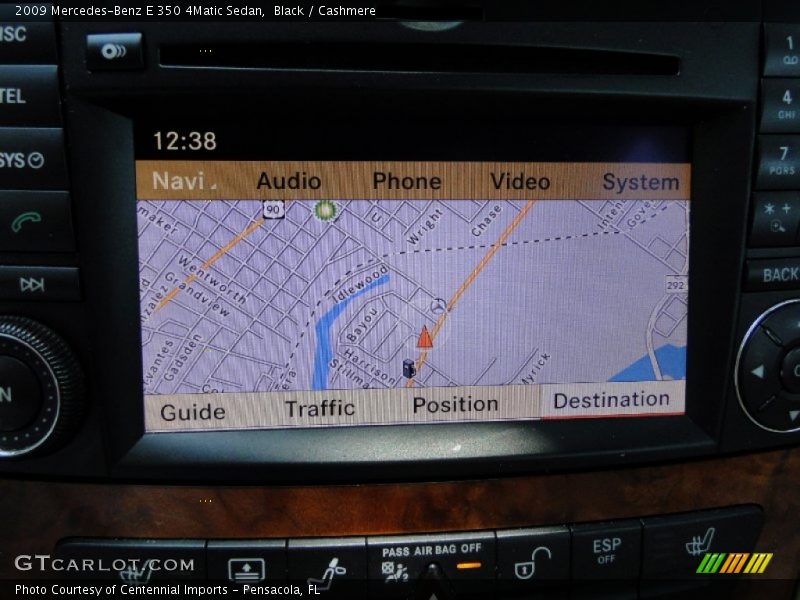 Black / Cashmere 2009 Mercedes-Benz E 350 4Matic Sedan