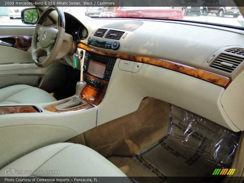 Black / Cashmere 2009 Mercedes-Benz E 350 4Matic Sedan