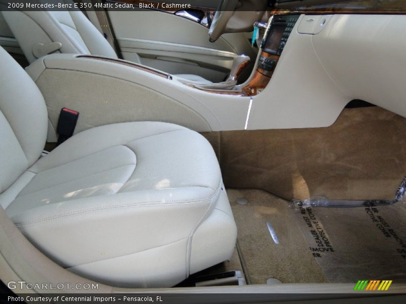 Black / Cashmere 2009 Mercedes-Benz E 350 4Matic Sedan