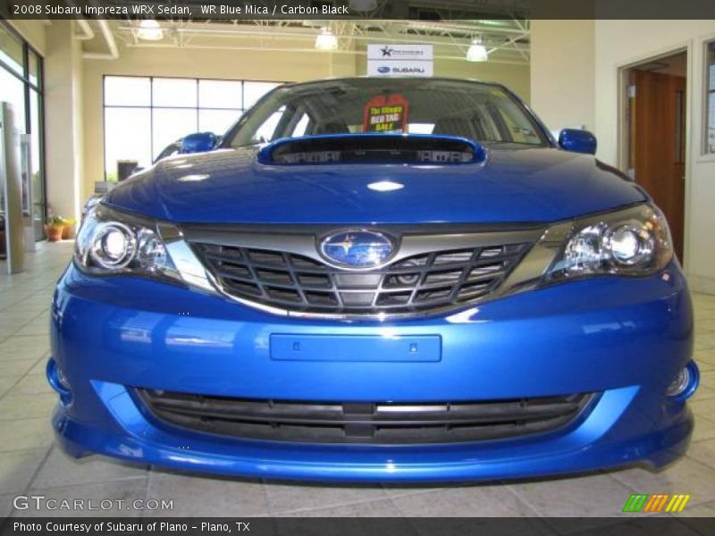 WR Blue Mica / Carbon Black 2008 Subaru Impreza WRX Sedan