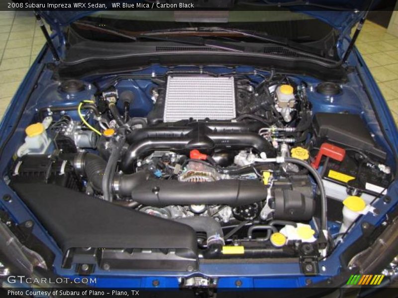 WR Blue Mica / Carbon Black 2008 Subaru Impreza WRX Sedan
