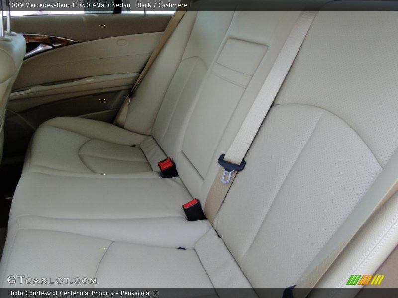 Black / Cashmere 2009 Mercedes-Benz E 350 4Matic Sedan