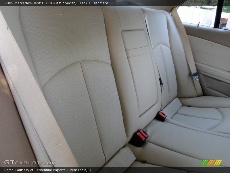 Black / Cashmere 2009 Mercedes-Benz E 350 4Matic Sedan