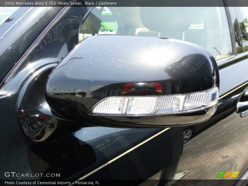 Black / Cashmere 2009 Mercedes-Benz E 350 4Matic Sedan
