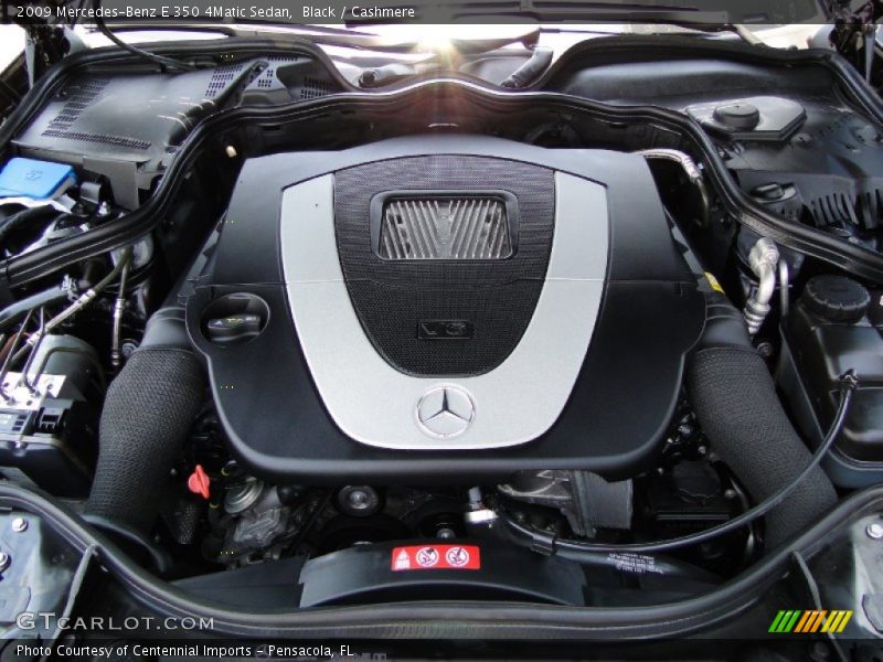 Black / Cashmere 2009 Mercedes-Benz E 350 4Matic Sedan