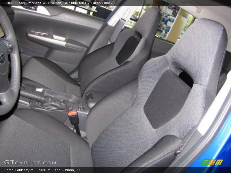WR Blue Mica / Carbon Black 2008 Subaru Impreza WRX Sedan