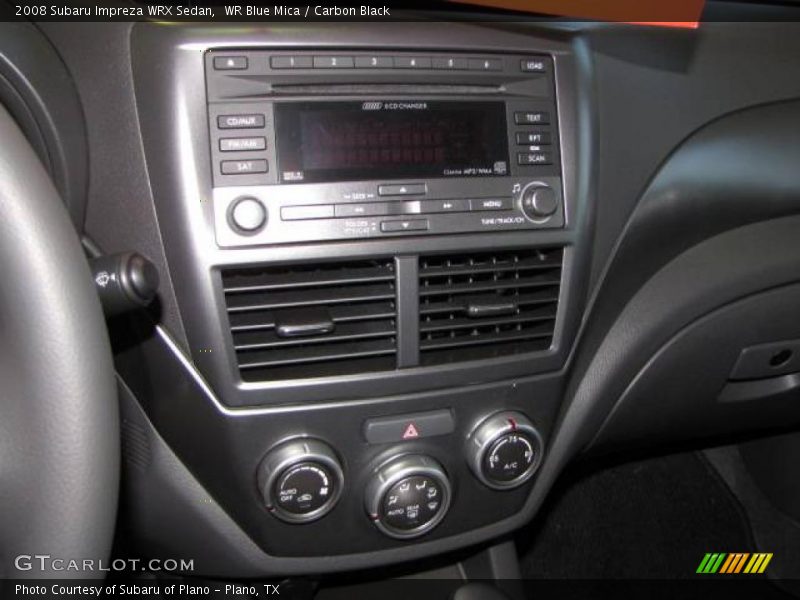 WR Blue Mica / Carbon Black 2008 Subaru Impreza WRX Sedan
