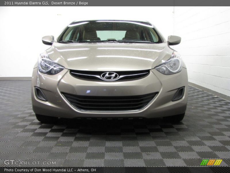 Desert Bronze / Beige 2011 Hyundai Elantra GLS