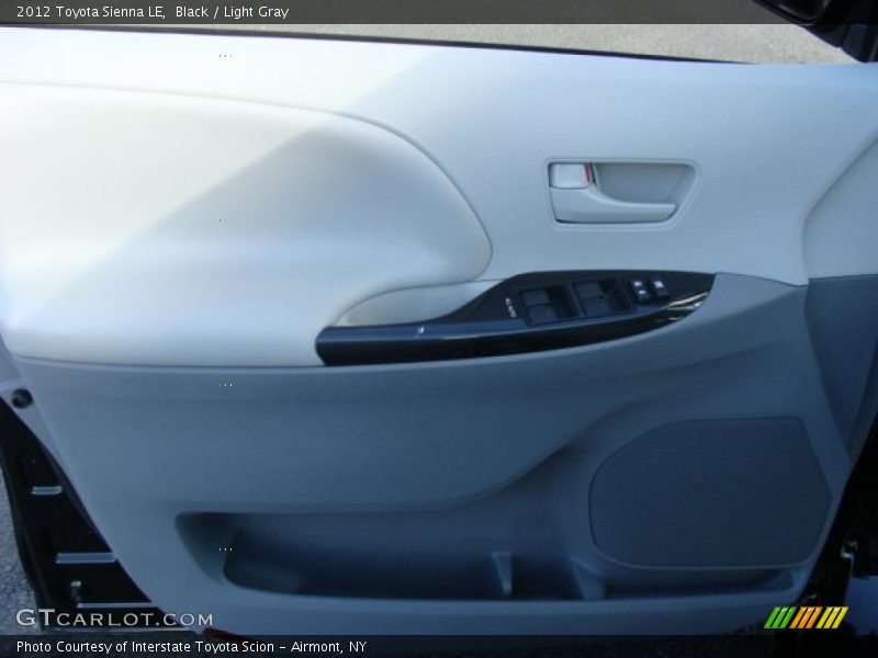 Black / Light Gray 2012 Toyota Sienna LE