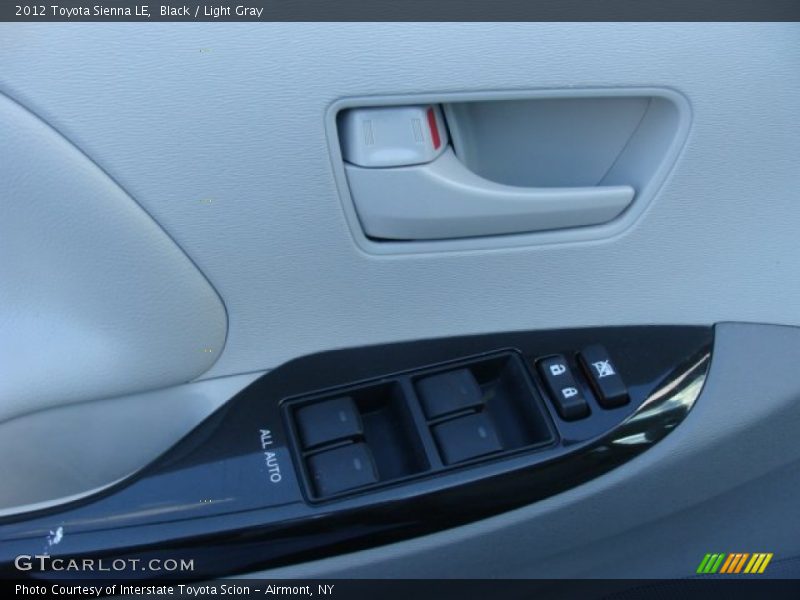 Black / Light Gray 2012 Toyota Sienna LE