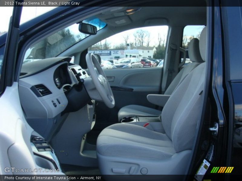 Black / Light Gray 2012 Toyota Sienna LE