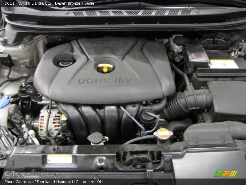  2011 Elantra GLS Engine - 1.8 Liter DOHC 16-Valve D-CVVT 4 Cylinder
