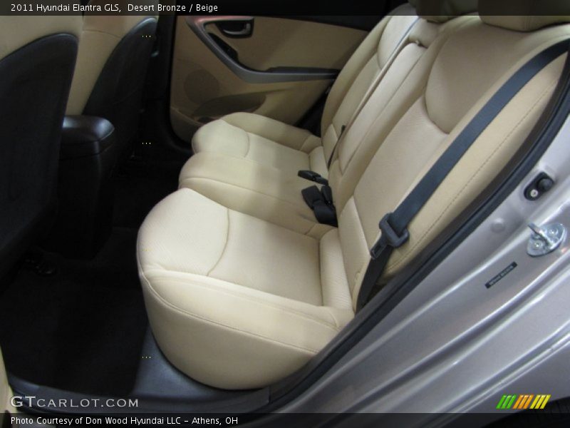 Rear Seat of 2011 Elantra GLS