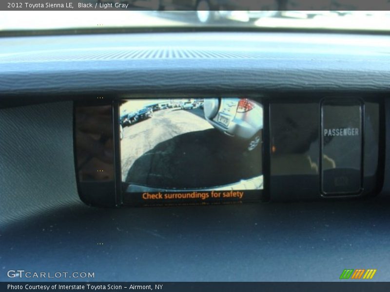 Black / Light Gray 2012 Toyota Sienna LE