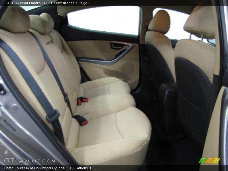Rear Seat of 2011 Elantra GLS