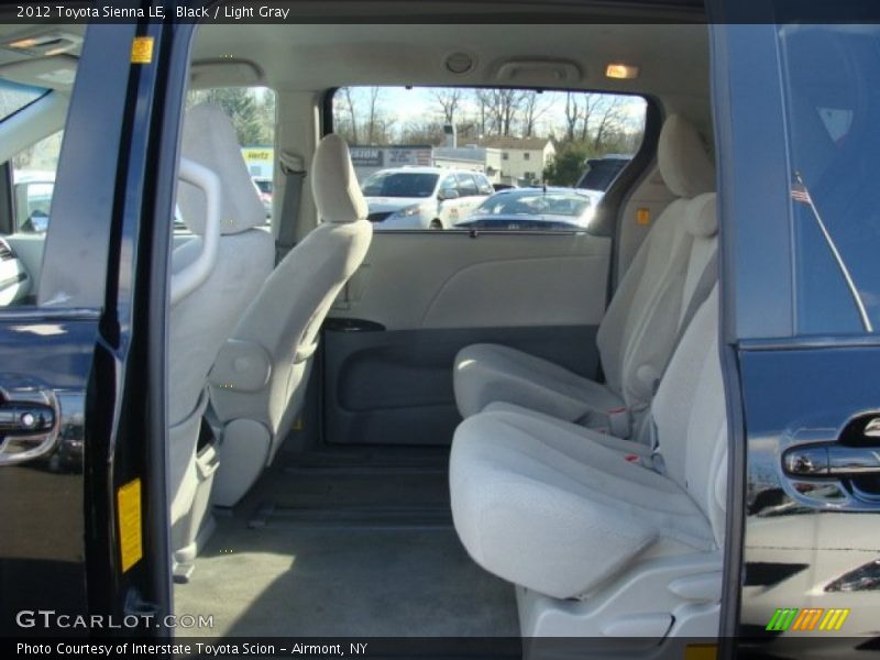 Black / Light Gray 2012 Toyota Sienna LE