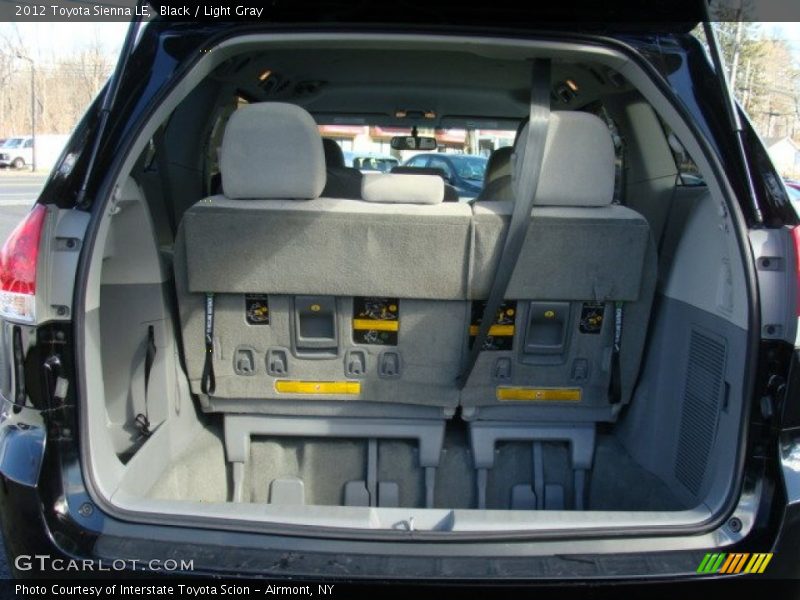 Black / Light Gray 2012 Toyota Sienna LE