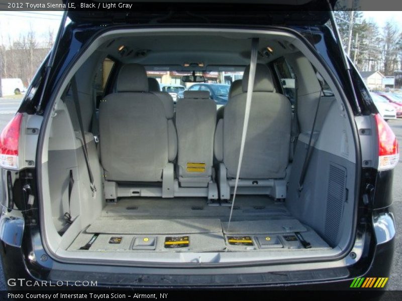 Black / Light Gray 2012 Toyota Sienna LE