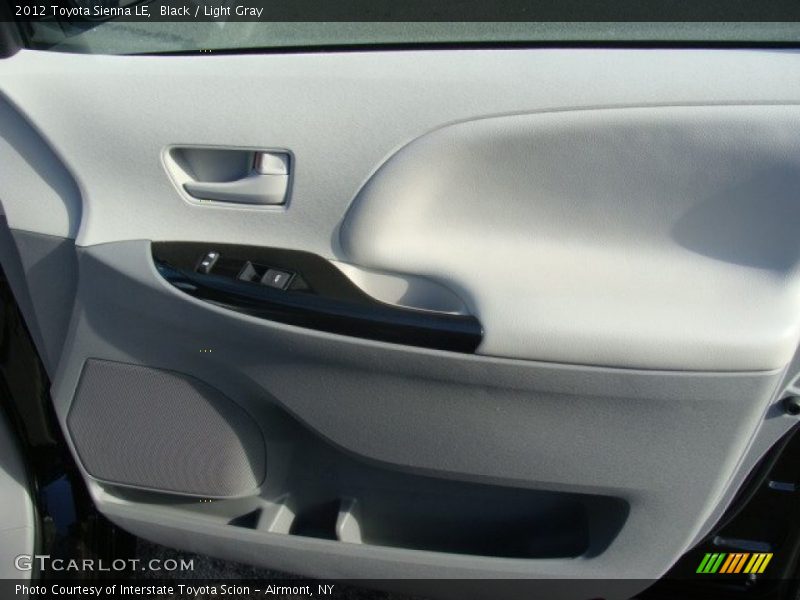 Black / Light Gray 2012 Toyota Sienna LE