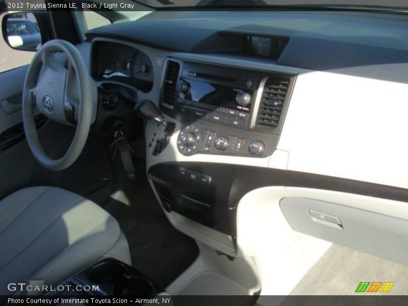 Black / Light Gray 2012 Toyota Sienna LE