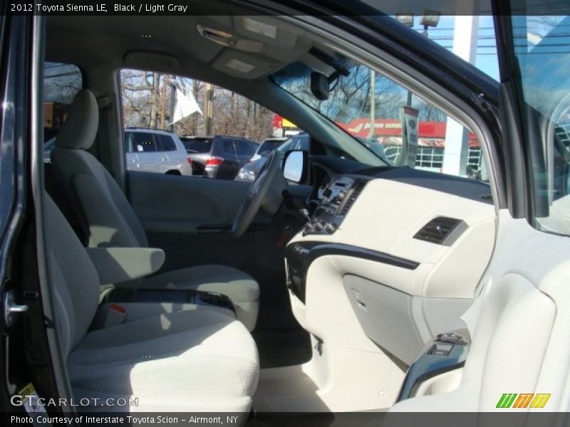 Black / Light Gray 2012 Toyota Sienna LE