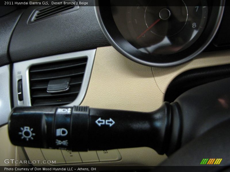 Desert Bronze / Beige 2011 Hyundai Elantra GLS